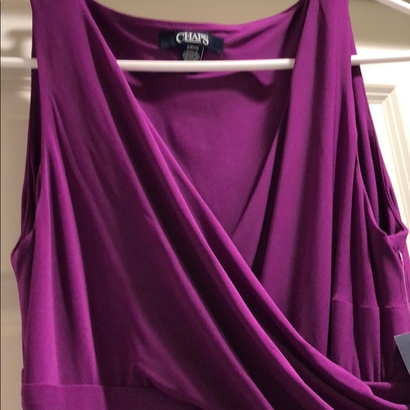 Chaps Magenta Dress NWT Small - Picture 3 of 8